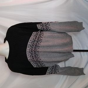 Towncraft Mens 2XLT Blue & Gray Knit Sweater USA Made